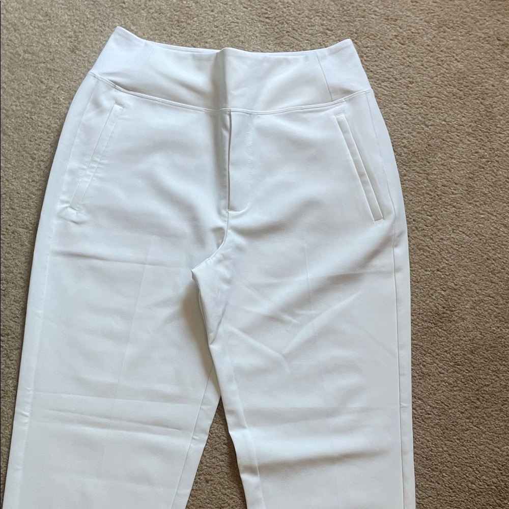 Athleta White Ankle Pants